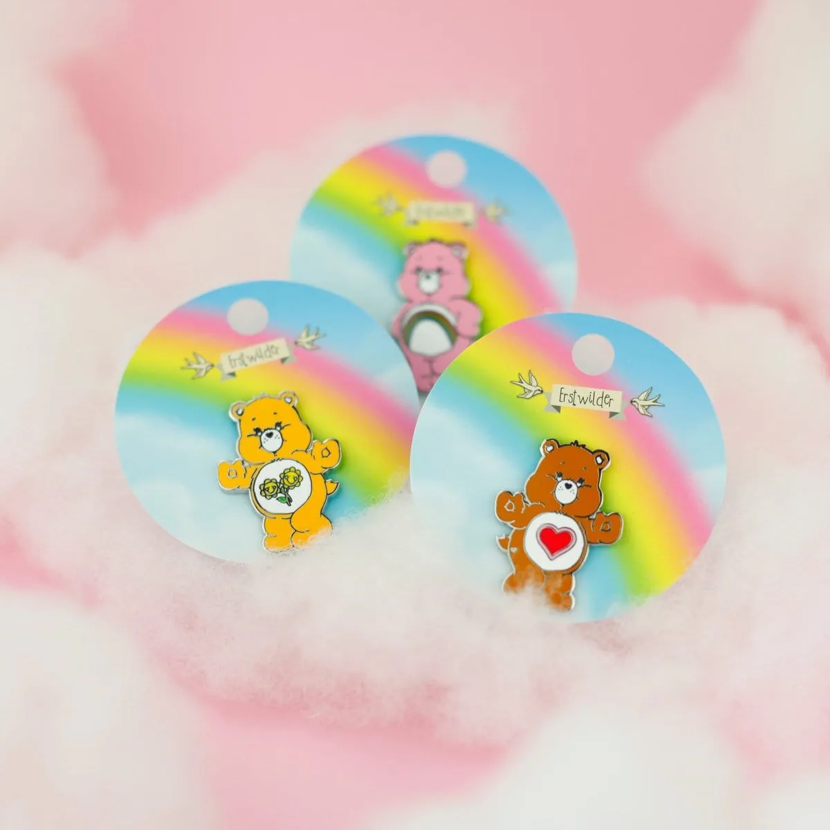 10 Piece Care Bears Enamel Pin Set