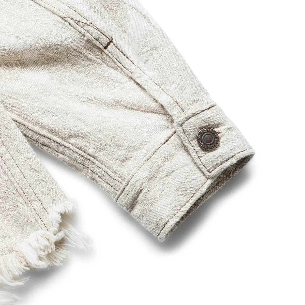 12OZ FEATHER WHITE DENIM 3RD JACKET