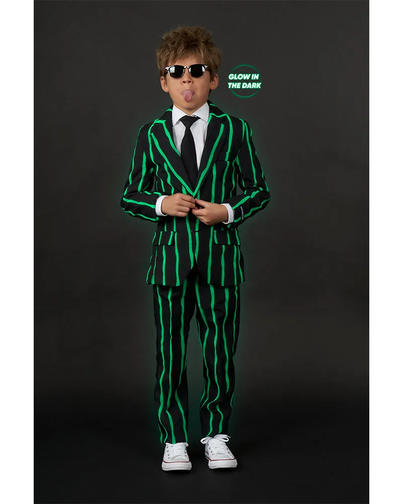 20s Glow in the Dark Pinstripe Boys Suitmeister