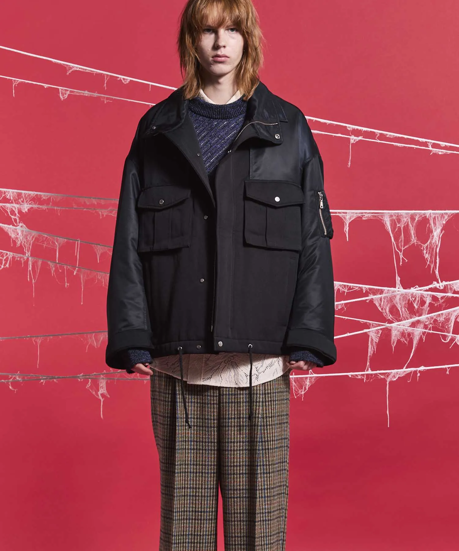 【24AW PRE-ORDER】Prime-Over Docking Military Blouson