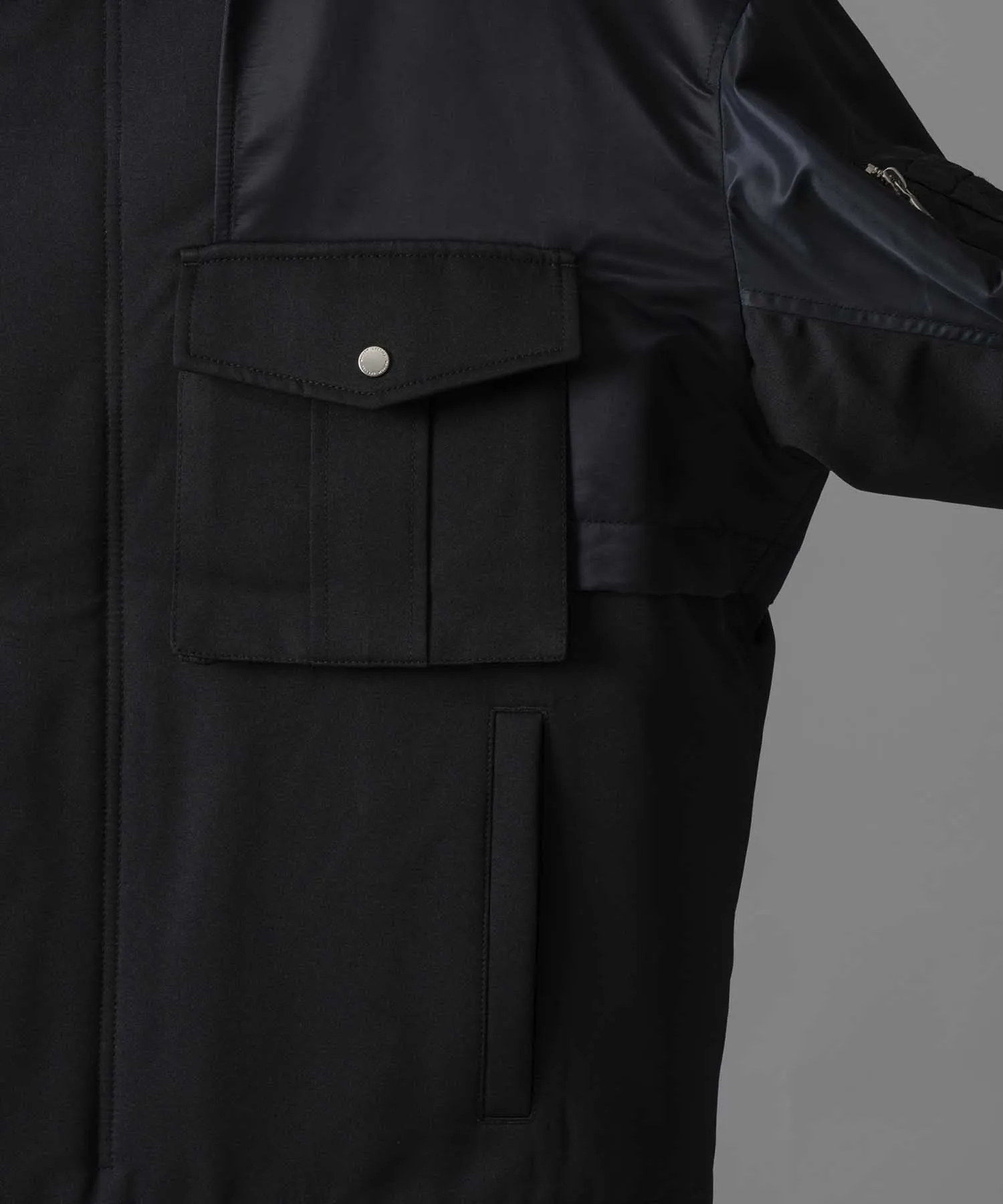 【24AW PRE-ORDER】Prime-Over Docking Military Blouson