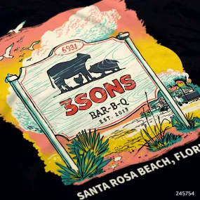 3 Sons BBQ PR T-Shirt Design