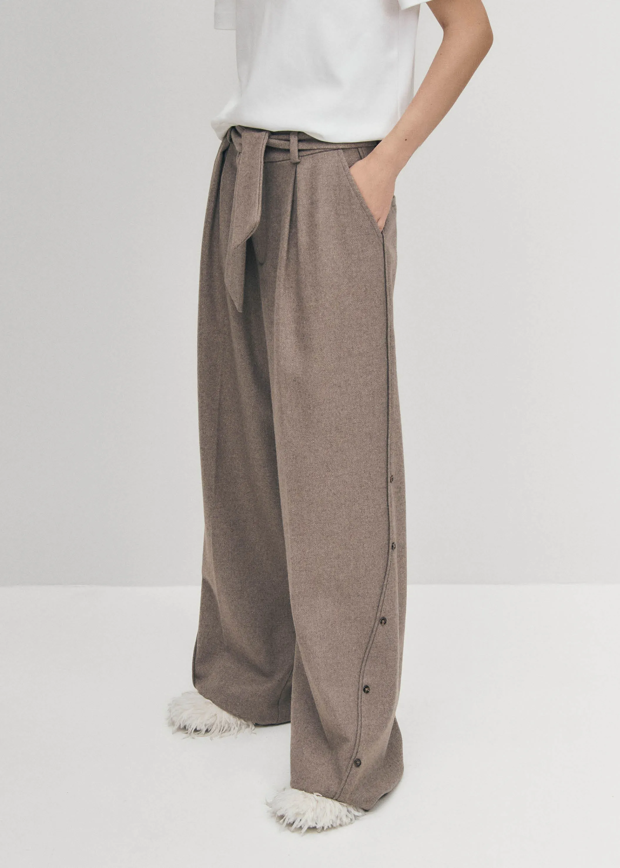 Abbie Taupe Trousers