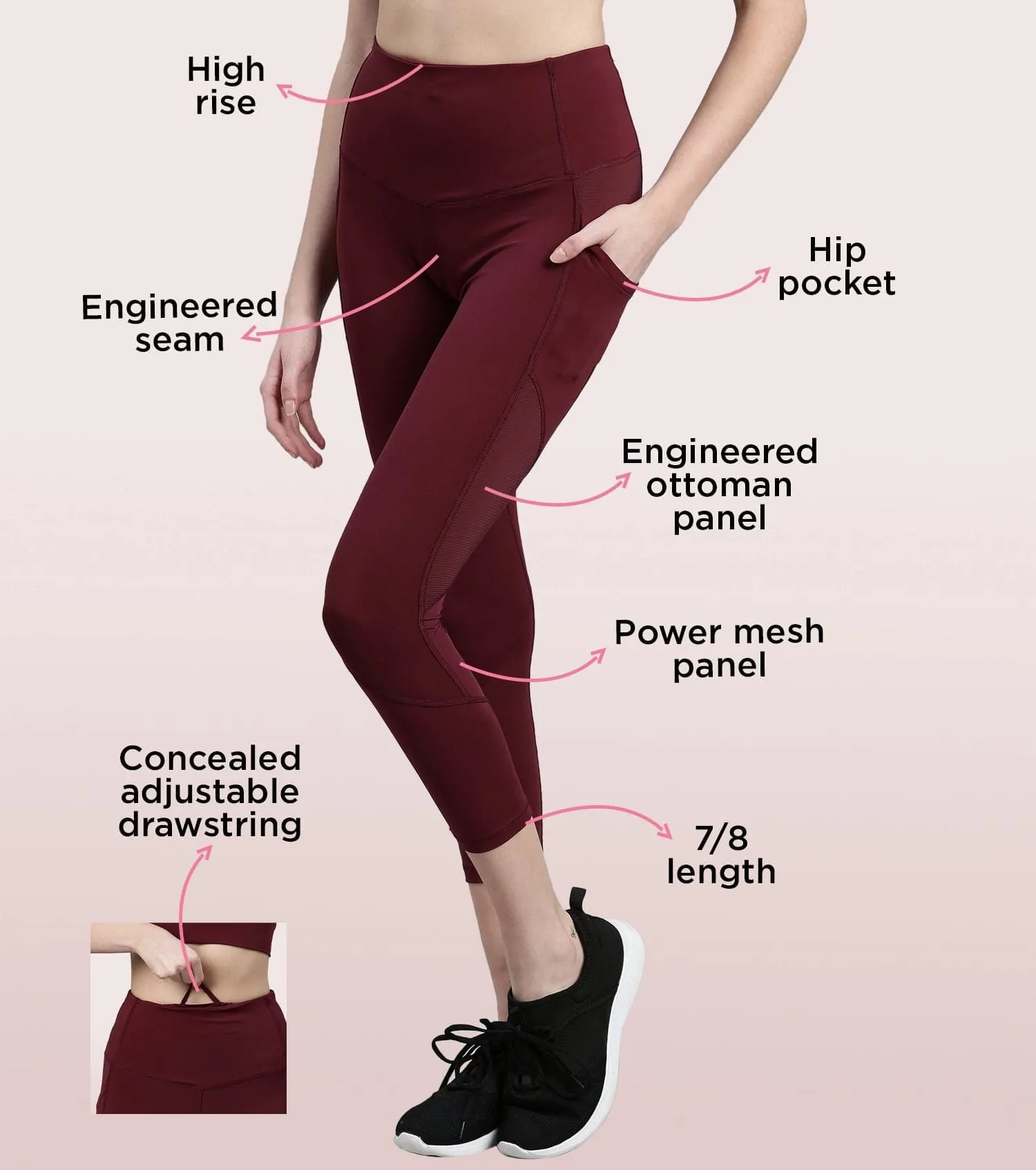 Active Balance Legging | Dry Fit High Waist Workout Leggings