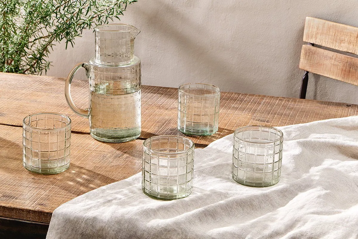 Adhit Glass Jug - Clear