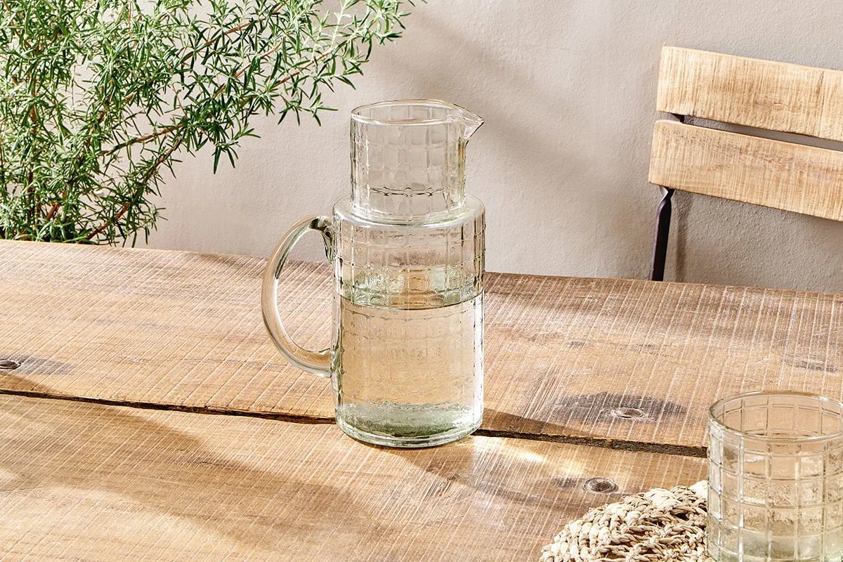 Adhit Glass Jug - Clear