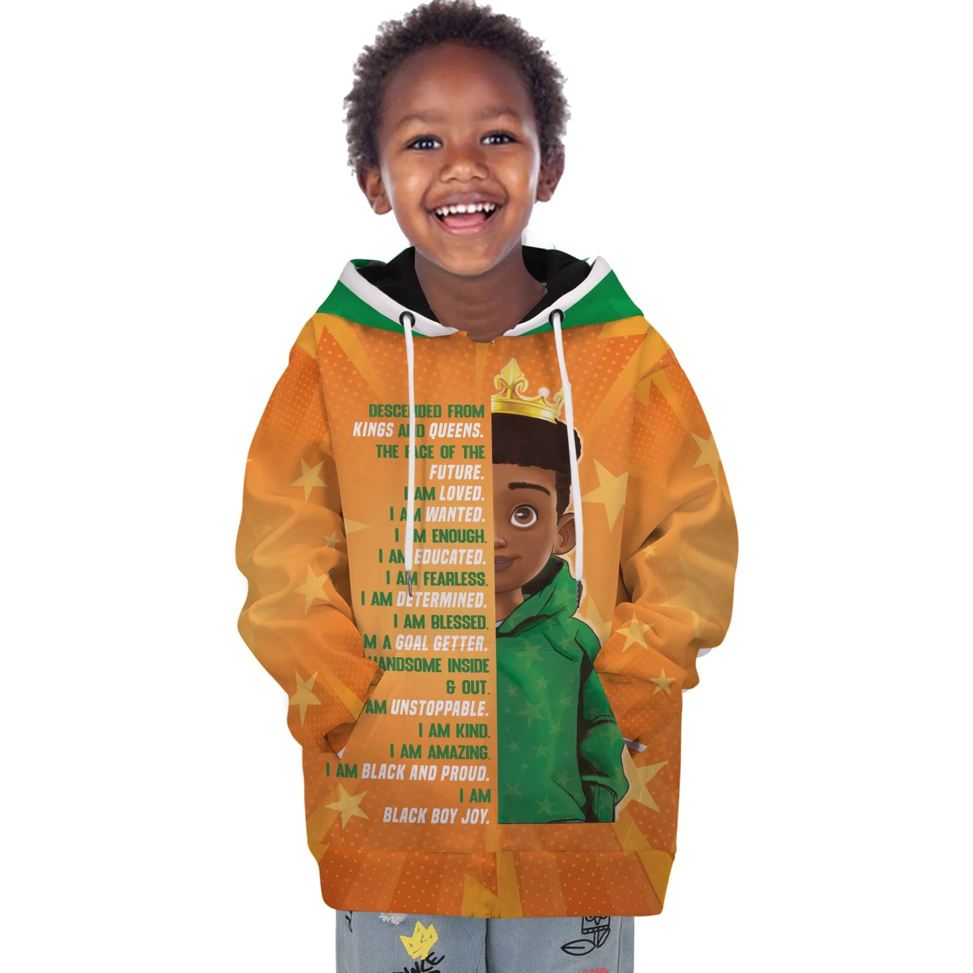 African Kid Magic Pullover Kid Hoodie