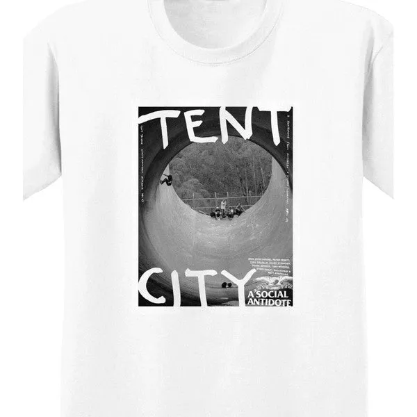 Anti Hero Skateboards Tent City Tee White