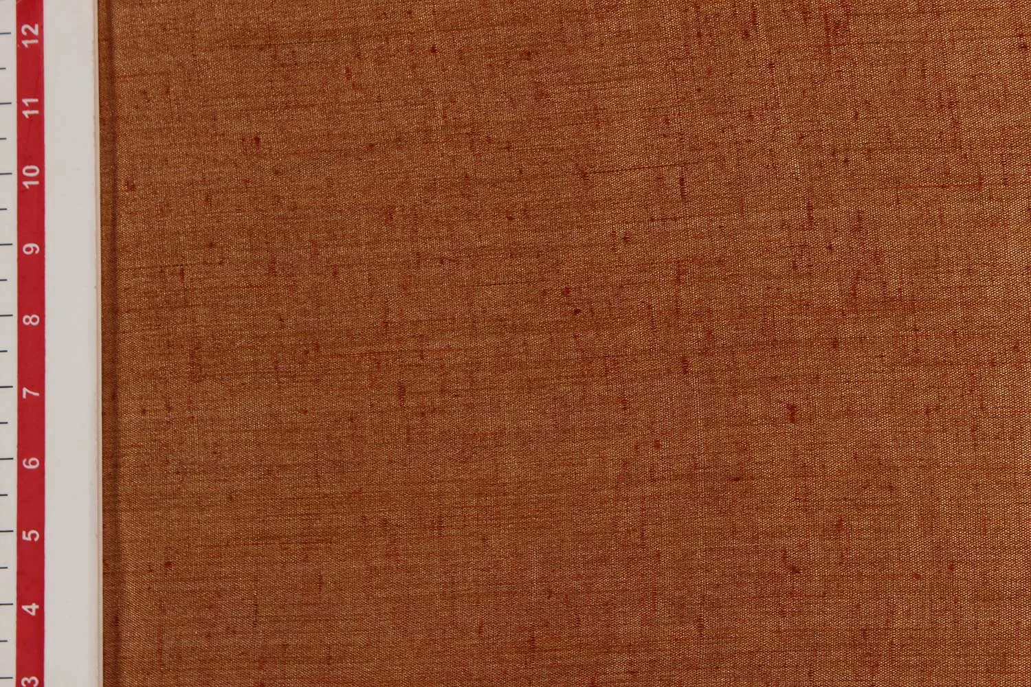 Apricot Orange Plain Cotton Polyester Blend Fabric