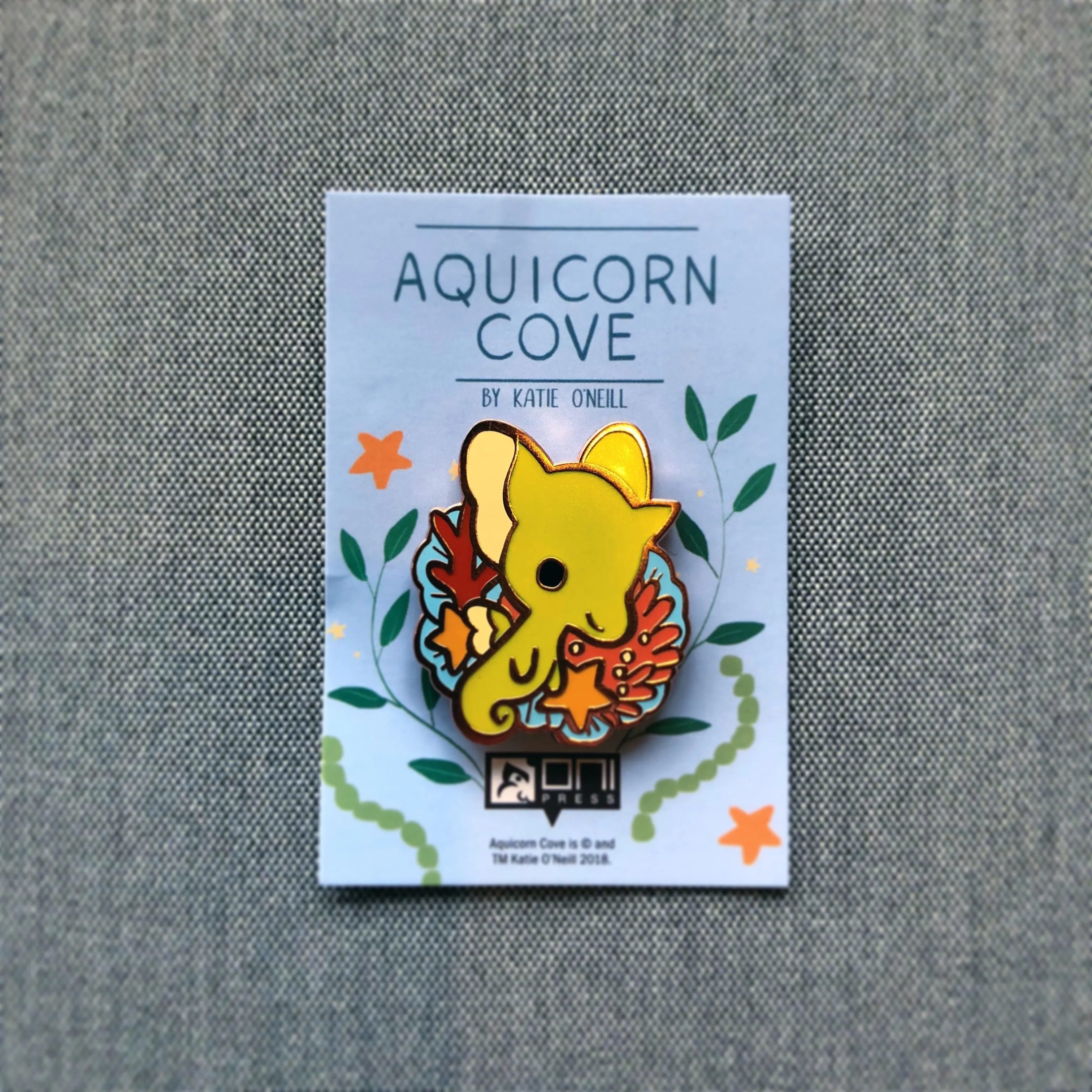 Aquicorn Cove Enamel Pin