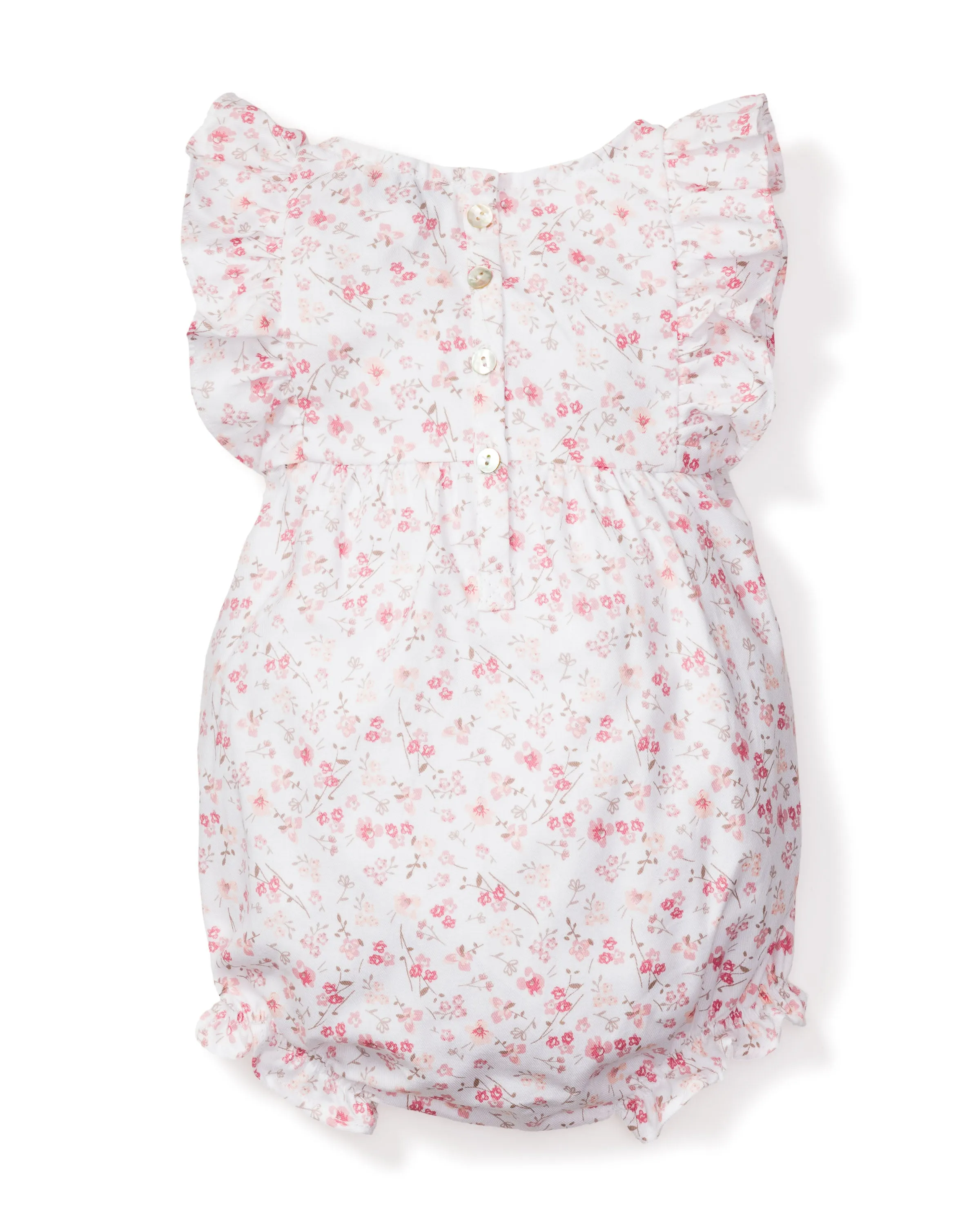 baby ruffled romper dorset floral