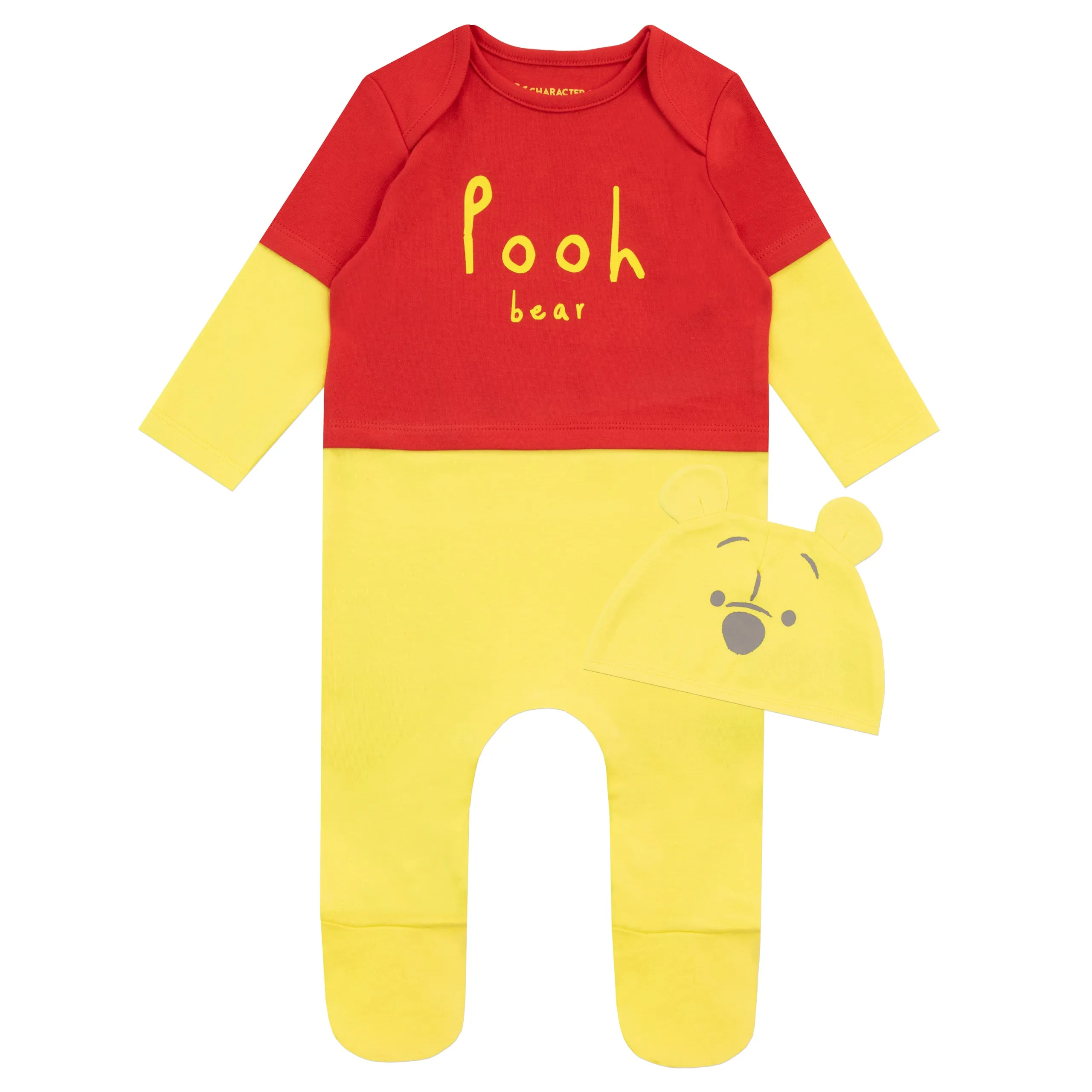 Baby Winnie the Pooh Footies and Hat Set