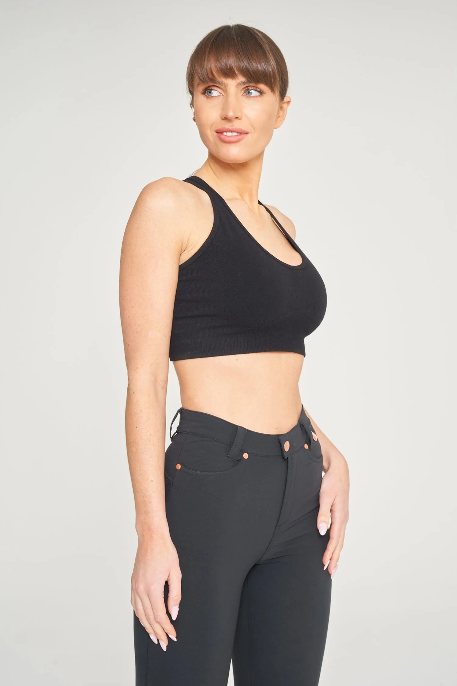 Bamboo Hike Bra - Black