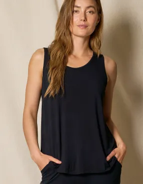 Bamboo Sleep Tank - Black