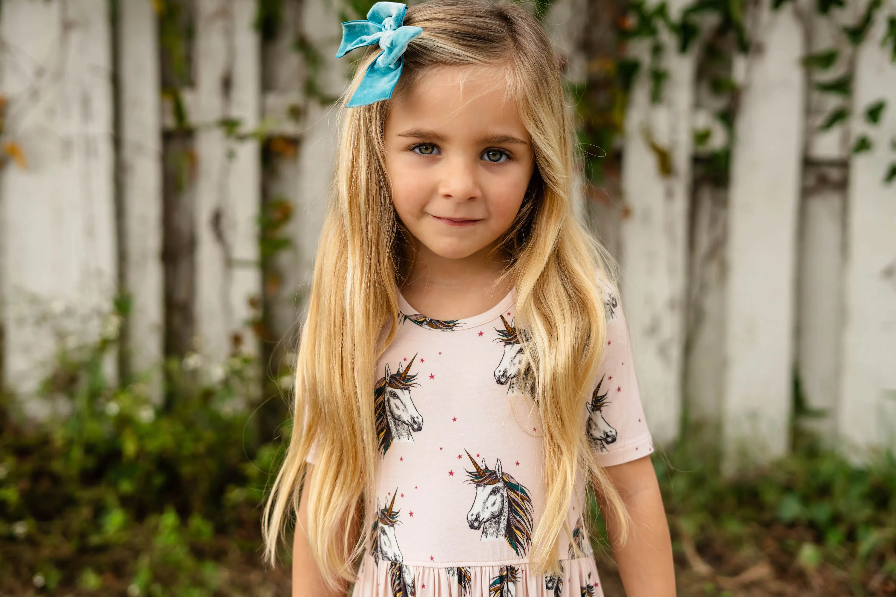 Bamboo Steph Dress | Pink Unicorns