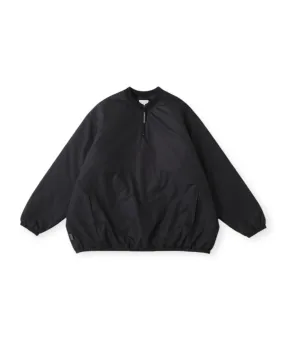 BASEBALL HALF ZIP JACKET "BLACK"