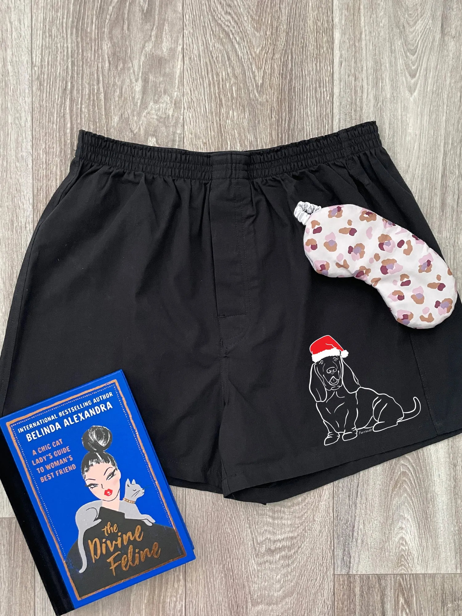 Basset Hound Finley Cotton Boxer Shorts