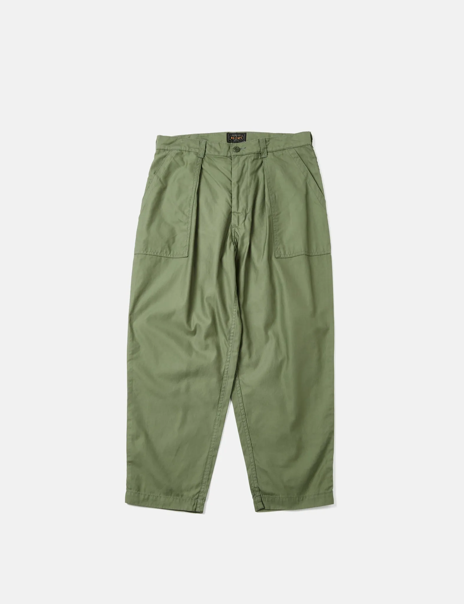 Beams Plus Fatgue Pant (Cotton Satin) - Sage Green