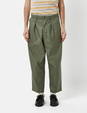 Beams Plus Fatgue Pant (Cotton Satin) - Sage Green