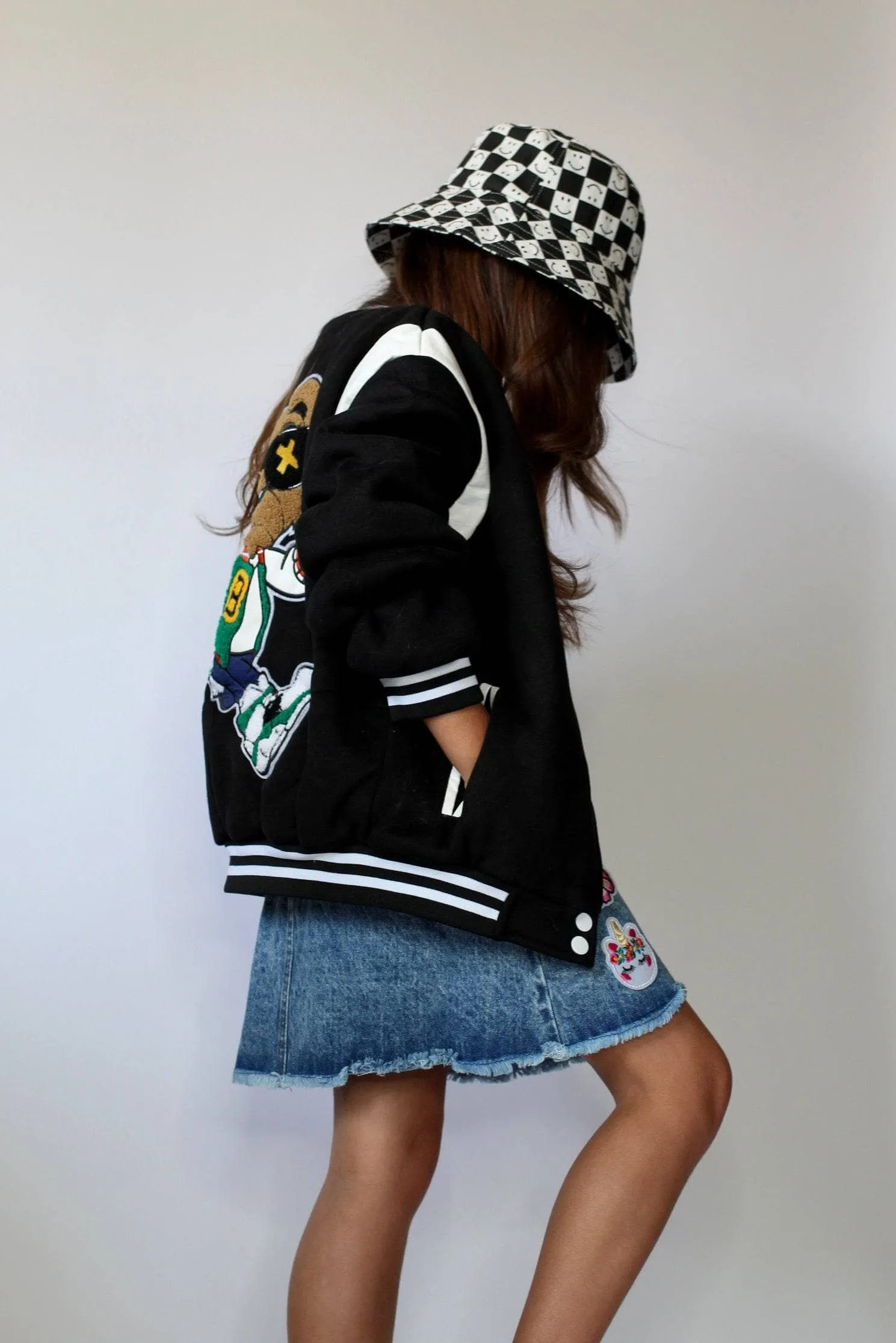 Bear Varsity Bomber Jacket