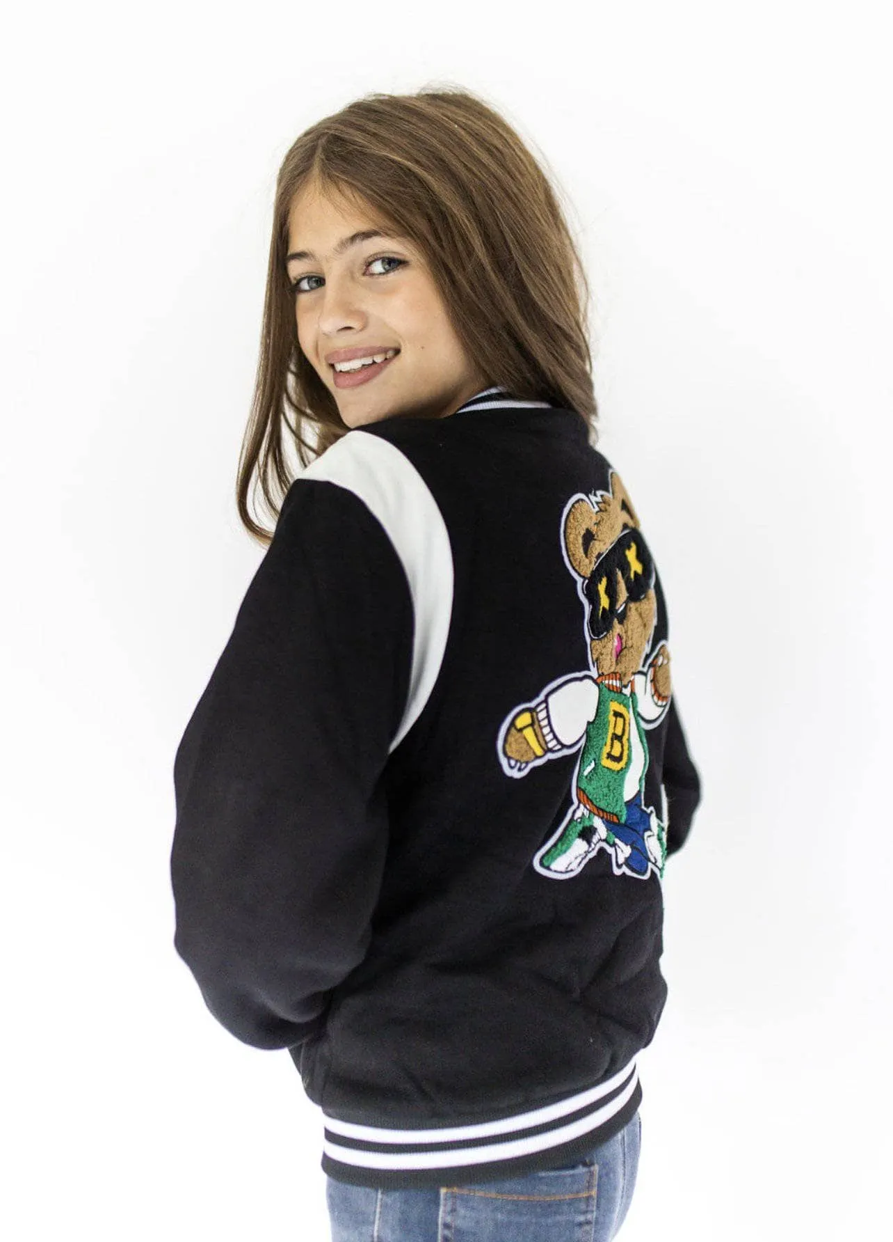 Bear Varsity Bomber Jacket