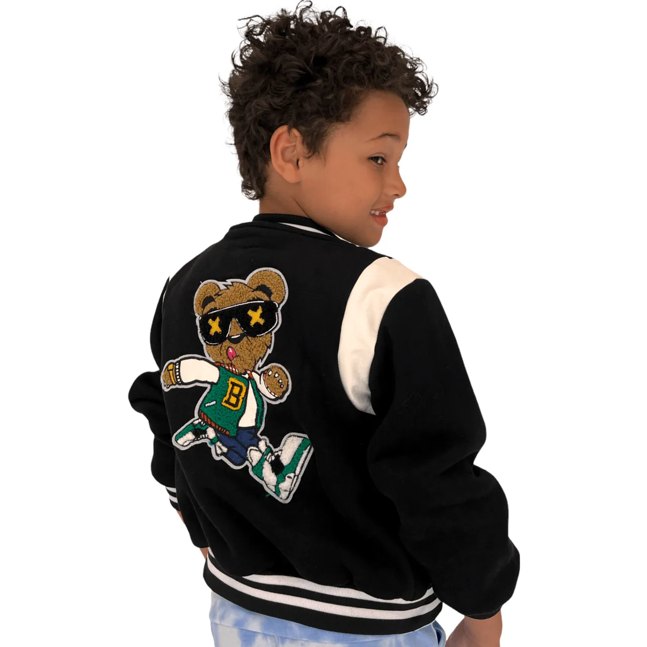 Bear Varsity Bomber Jacket