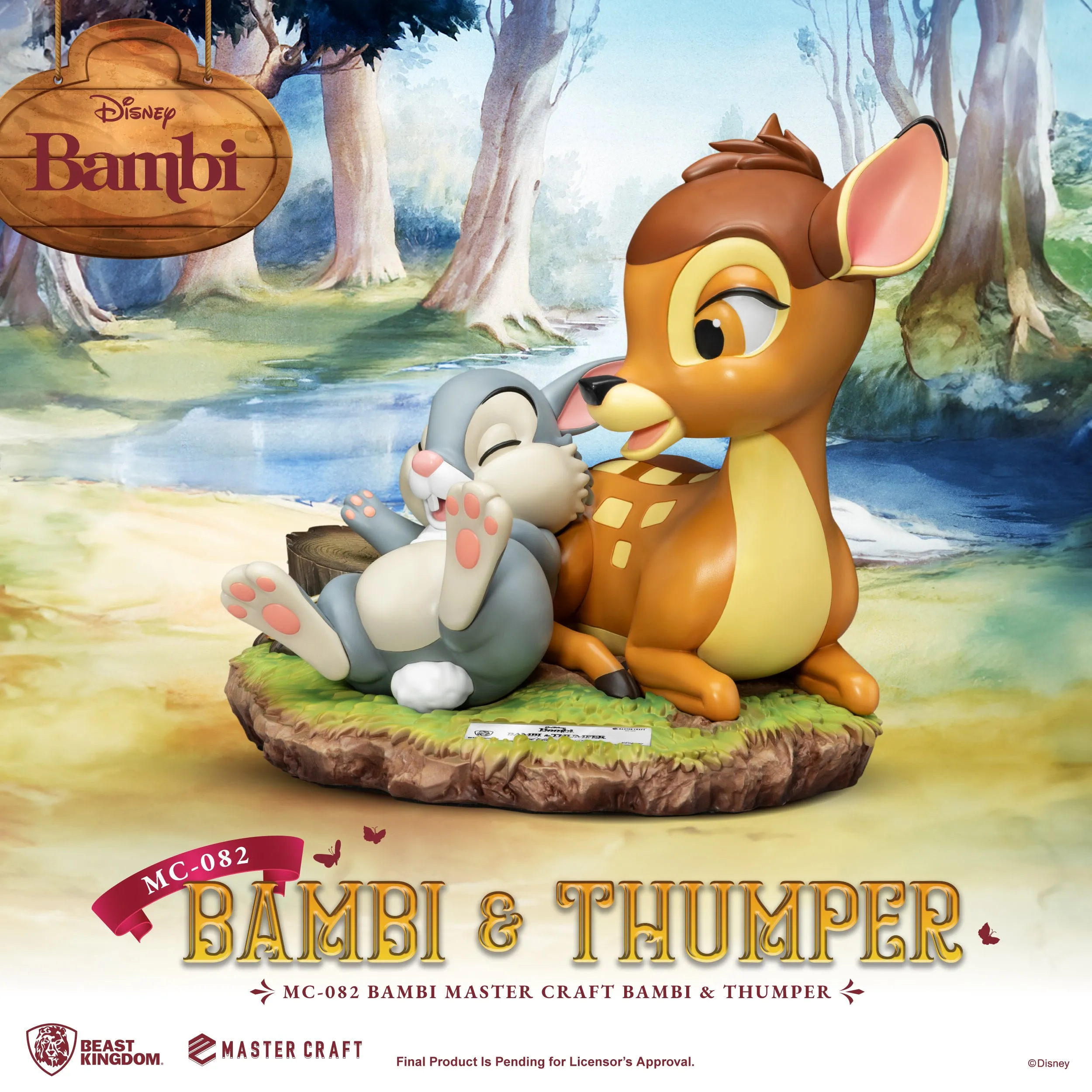 Beast Kingdom MC-082 Bambi Master Craft Bambi & Thumper