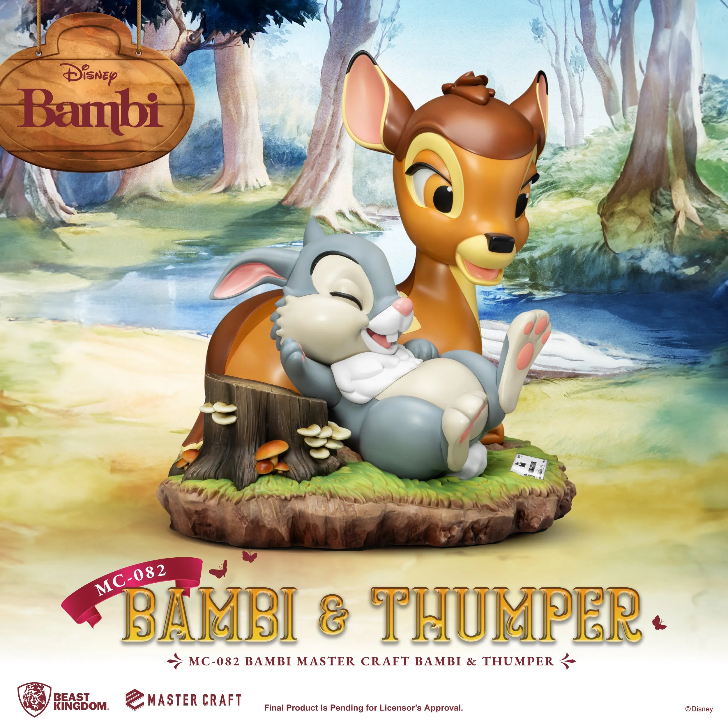 Beast Kingdom MC-082 Bambi Master Craft Bambi & Thumper