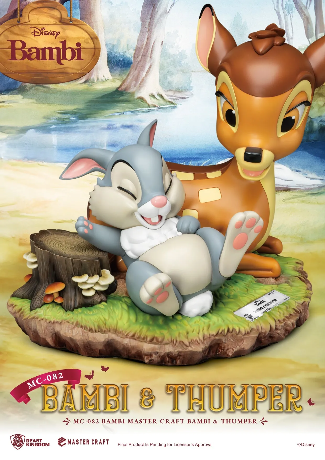 Beast Kingdom MC-082 Bambi Master Craft Bambi & Thumper