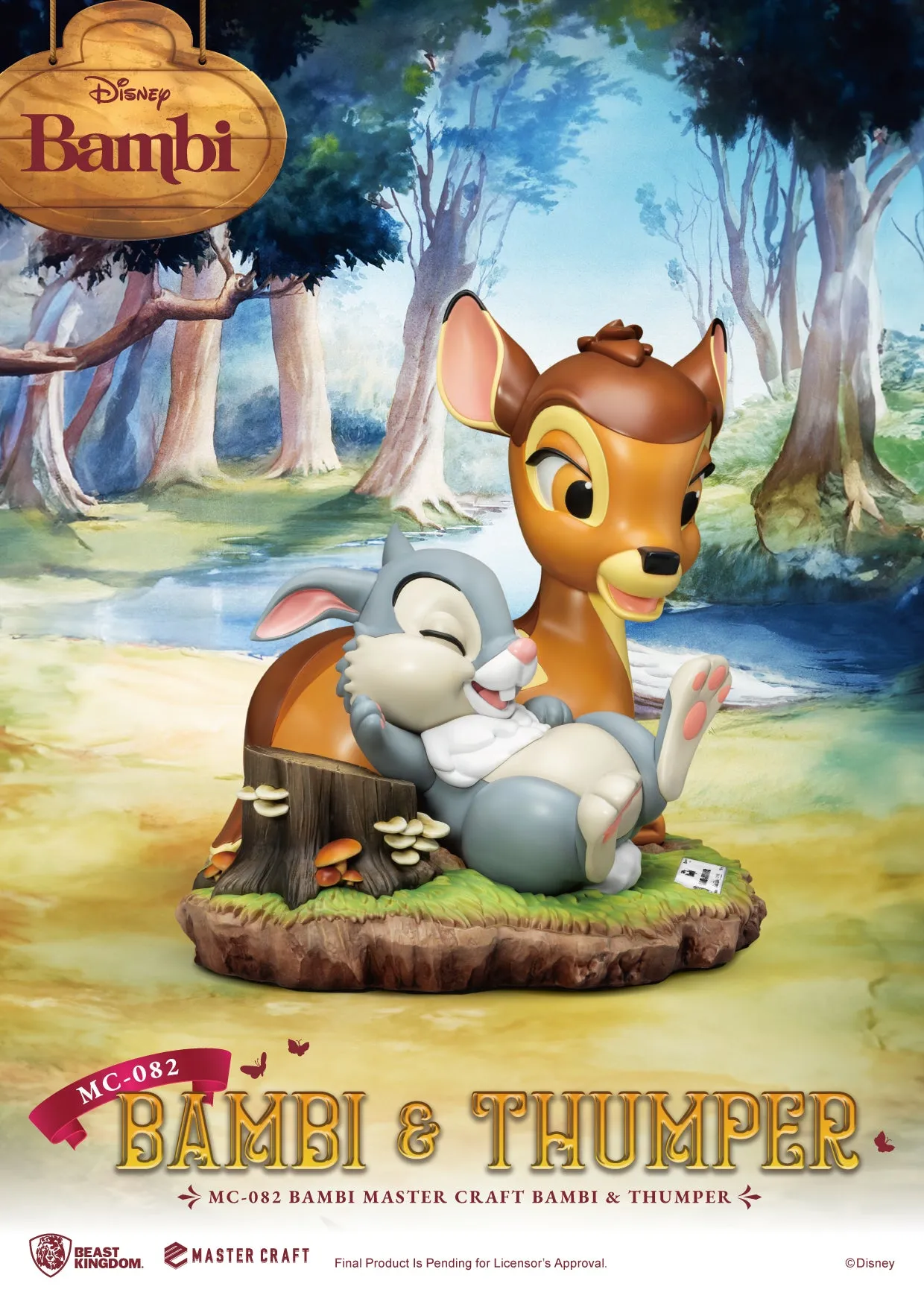 Beast Kingdom MC-082 Bambi Master Craft Bambi & Thumper