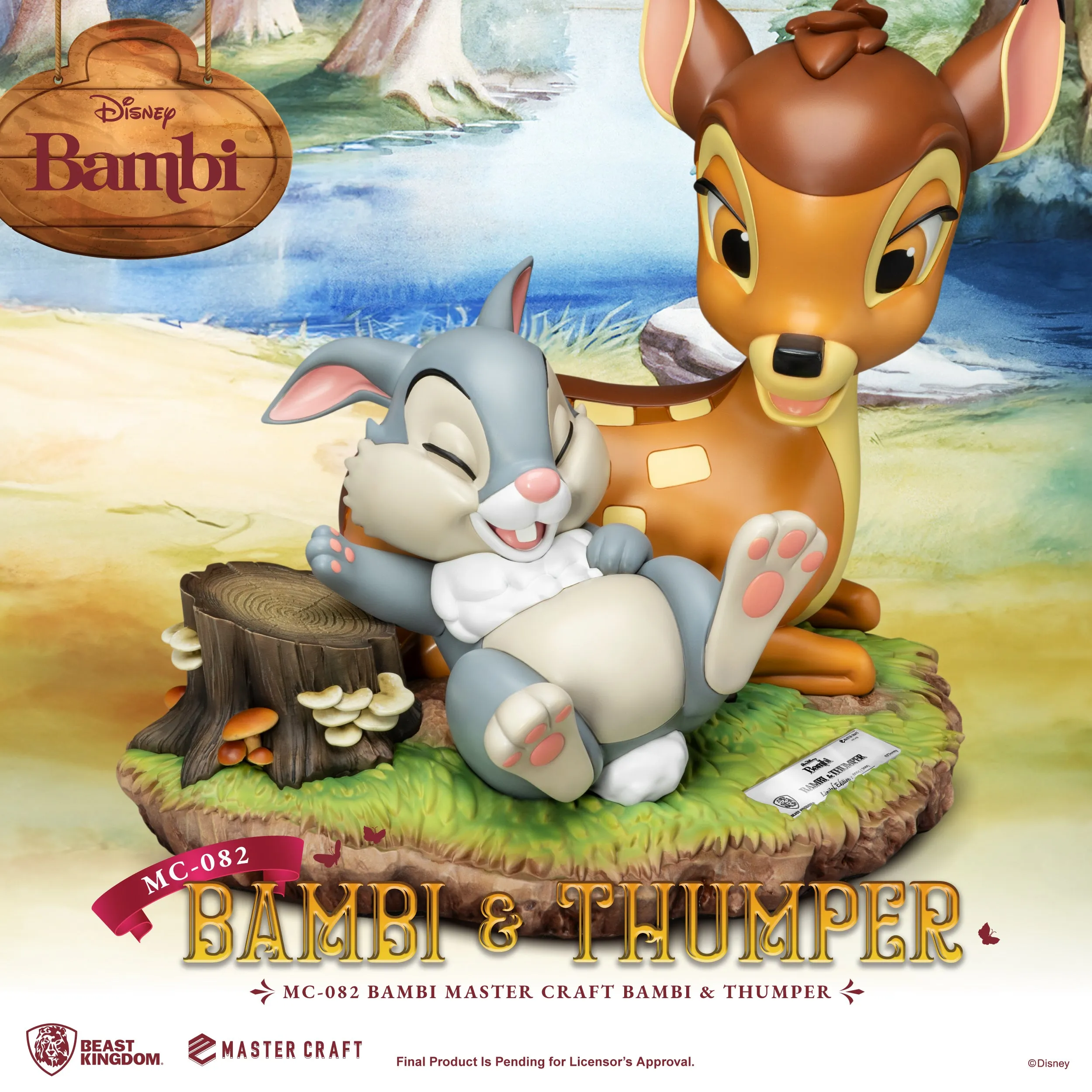 Beast Kingdom MC-082 Bambi Master Craft Bambi & Thumper