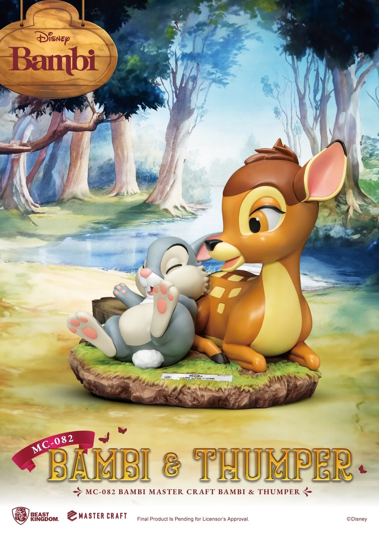 Beast Kingdom MC-082 Bambi Master Craft Bambi & Thumper