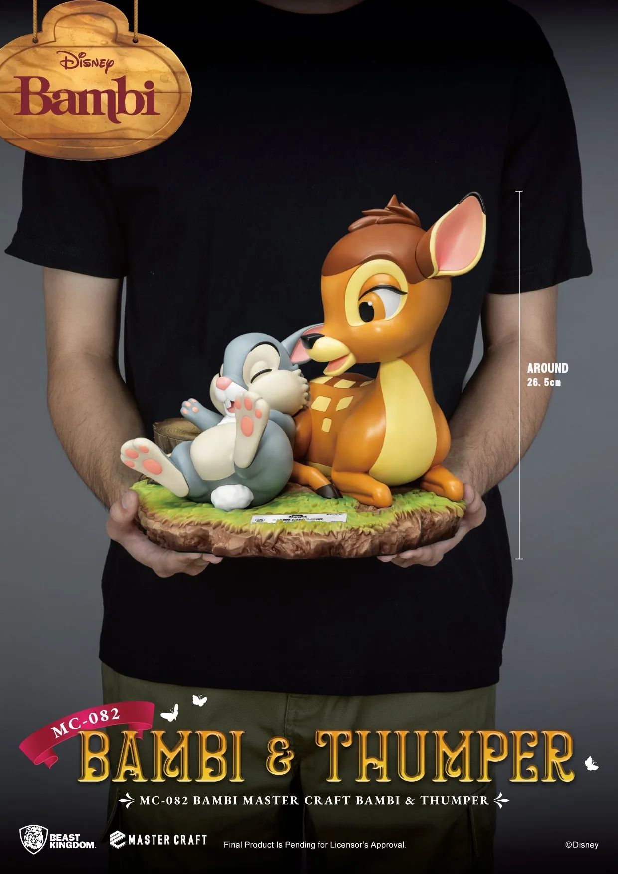 Beast Kingdom MC-082 Bambi Master Craft Bambi & Thumper