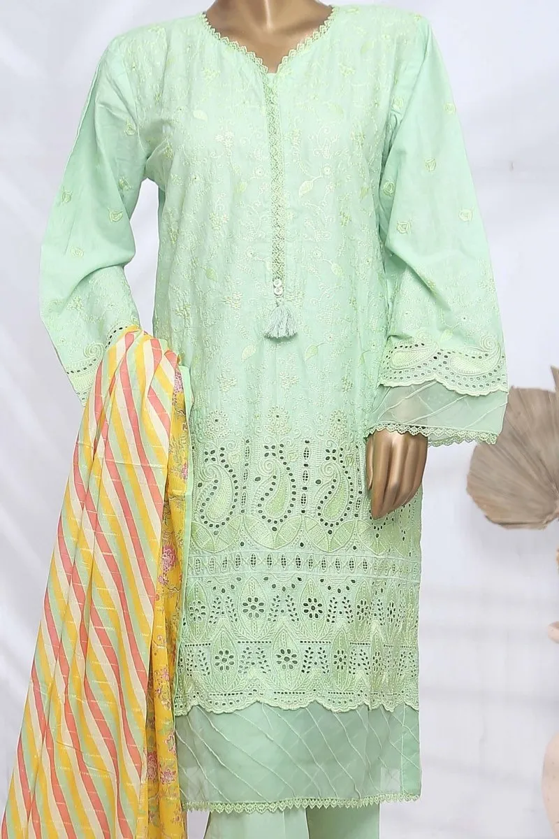 Bin Saeed Chikankari Lawn Suit BIN97