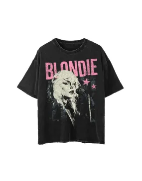 Sure! Heres an optimized title for the e-commerce product with modifiers:

Trendy Blondie Stars Graphic Tee - Stylish Womens Casual T-Shirt