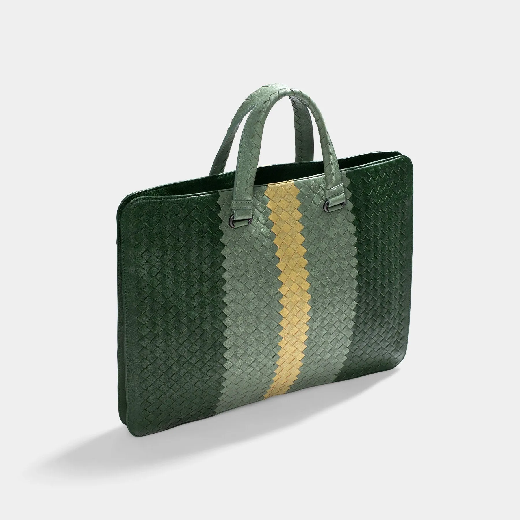 Bottega Veneta Intrecciato Multicolor Business Bag