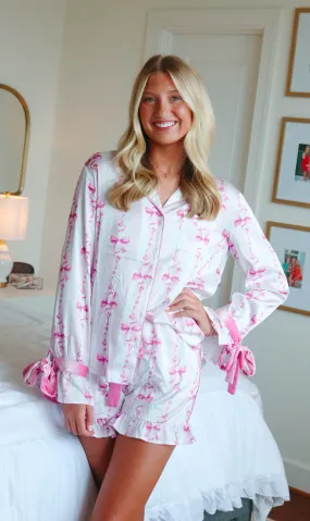 Bow Pajama Top