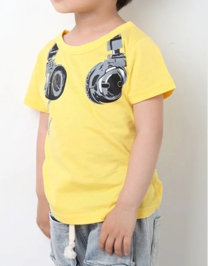 Boys Headphone T Shirt