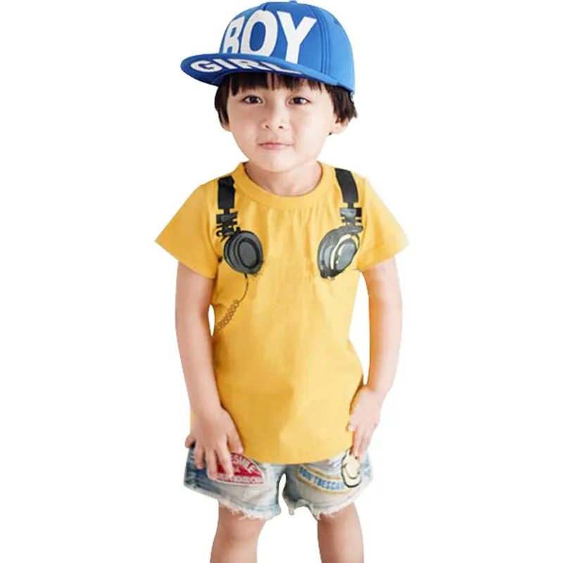 Boys Headphone T Shirt