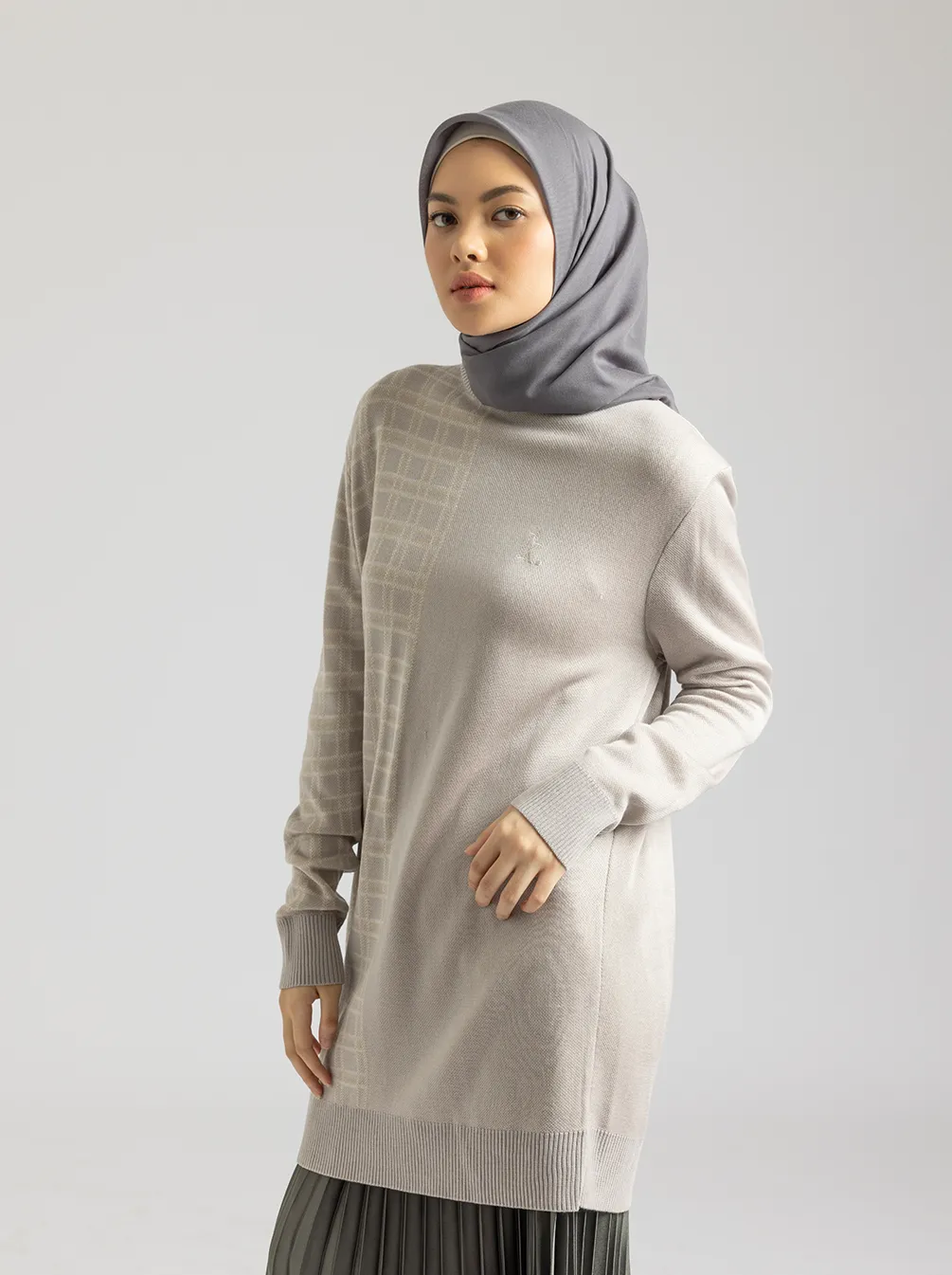 BRANNA SWEATER DUSTY LILAC