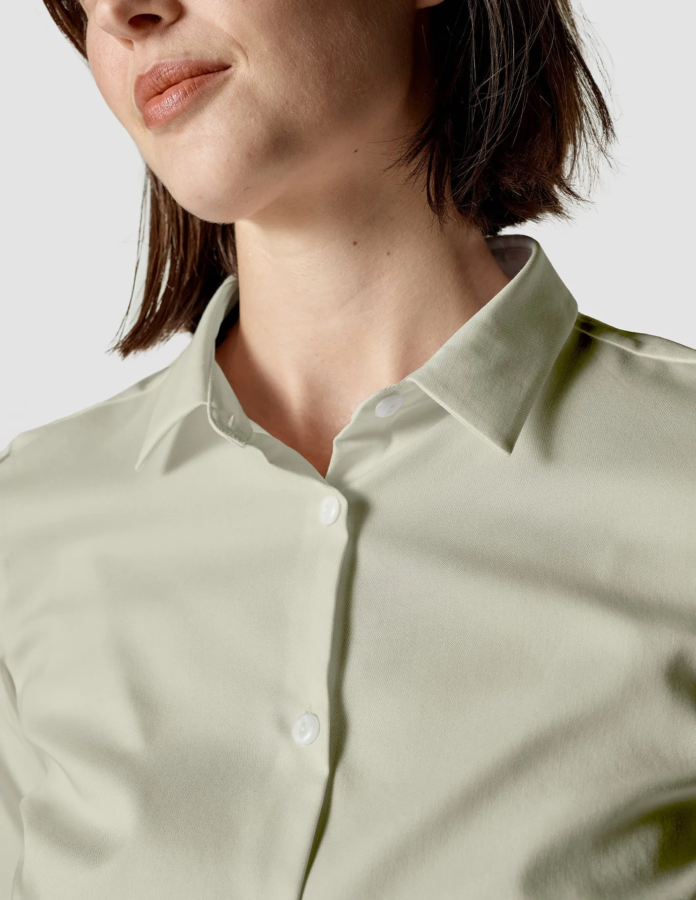 Business Shirt Slim Pastel Green