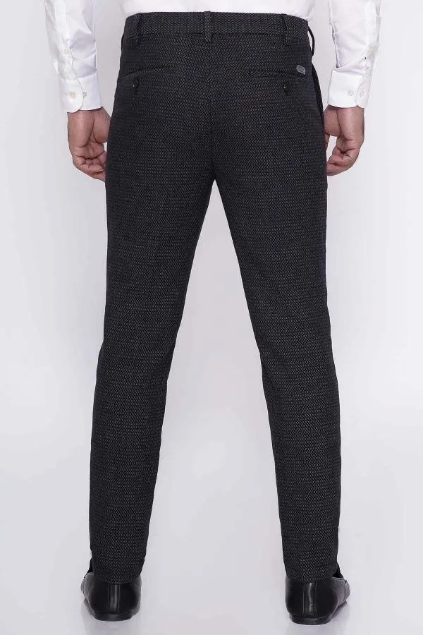 C PANT CROSS POCKET ITALIAN FIT BLACK GREY