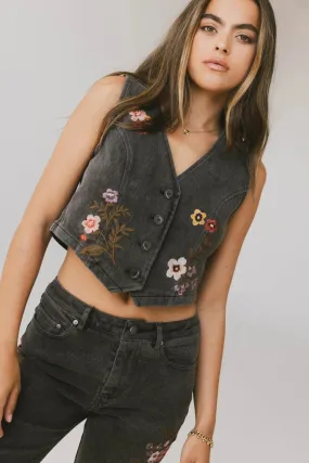 Camille Embroidered Vest