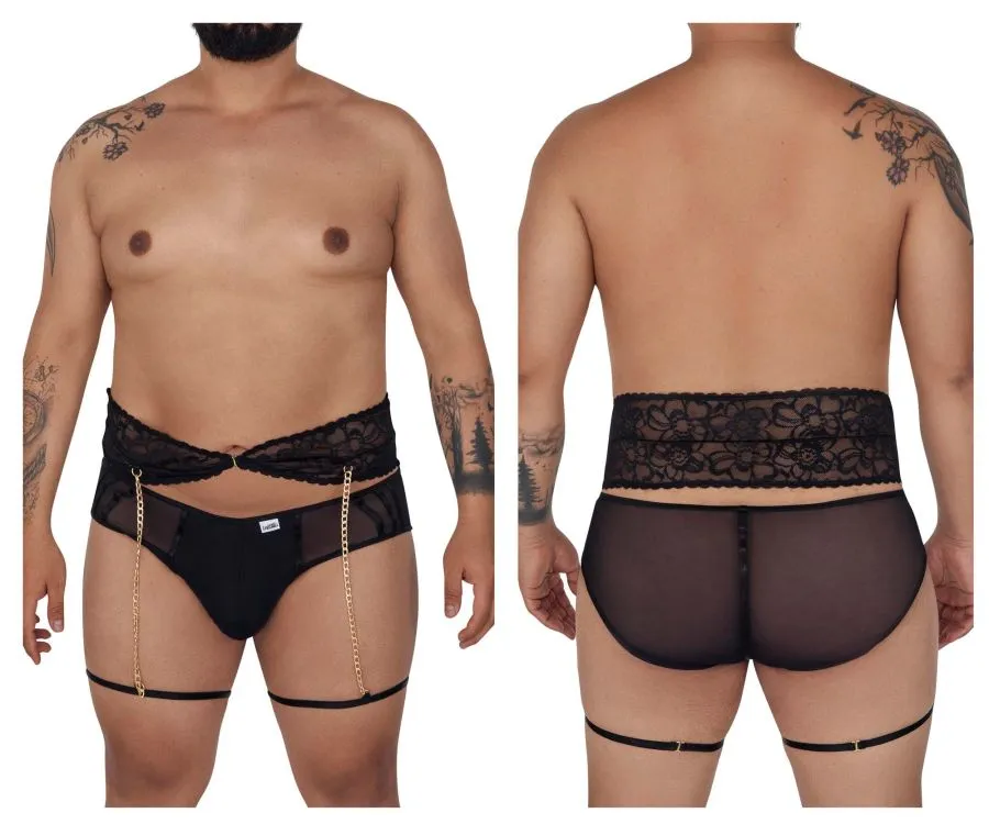 CandyMan Garter Briefs Two Piece Set