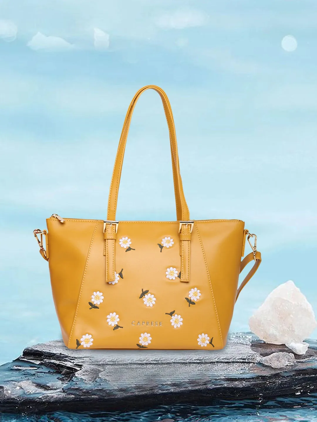 Caprese Kyle Satchel Medium Ochre