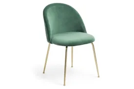 Como Mystere Luxury Dining or Breakout Chair - Gold Base