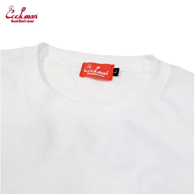 Cookman Long Sleeve Tees - Grill : White