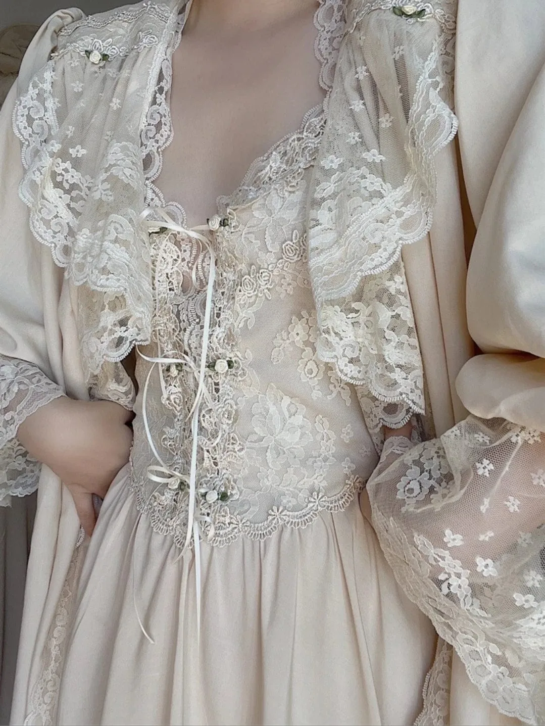 Courtly Robe and Sleepwear Set