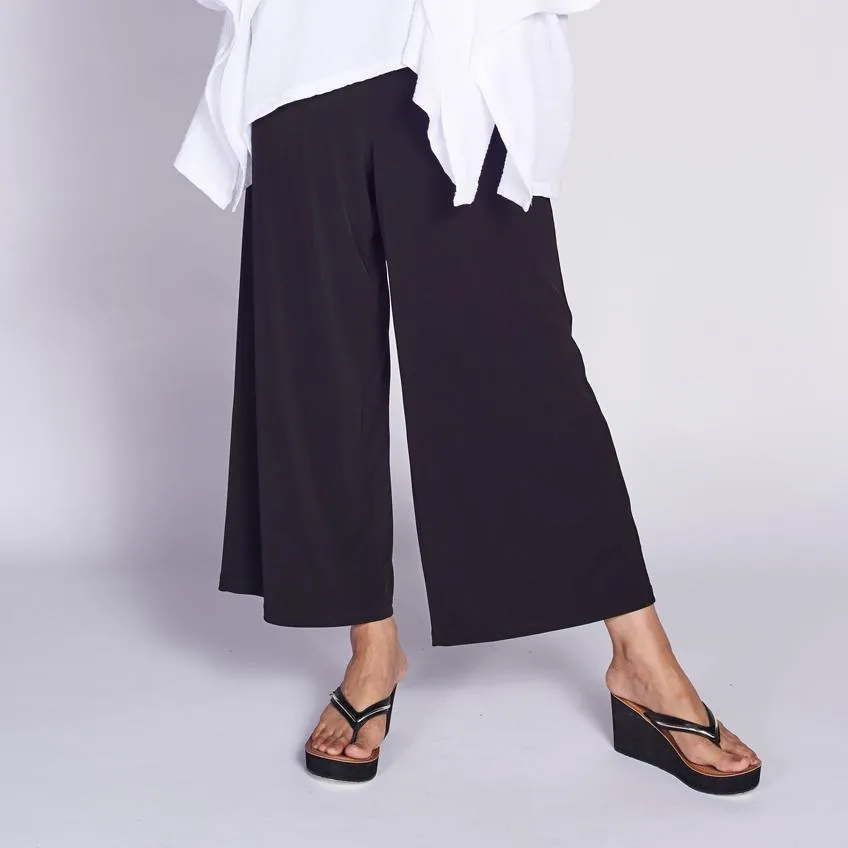 Crop Wide Leg Pant - Bamboo