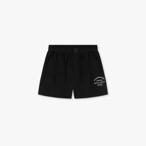 CROYEZ ENTHUSIAST CLUB SWIM SHORTS - VINTAGE BLACK